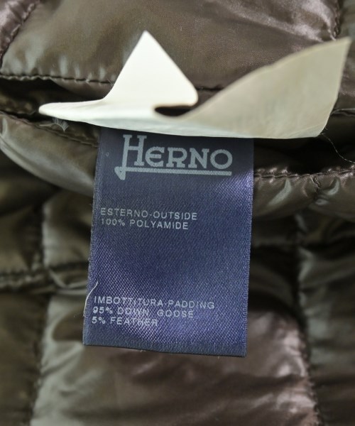 HERNO（ヘルノ）ダウンコート 茶 サイズ:36(XS位) レディース/2200608184012