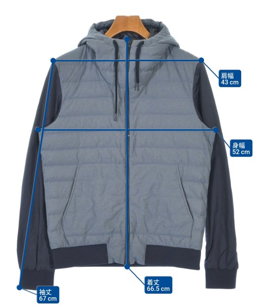 HERNO（ヘルノ）ダウンジャケット/ダウンベスト 紺 サイズ:48(L位) メンズ/2200614699029