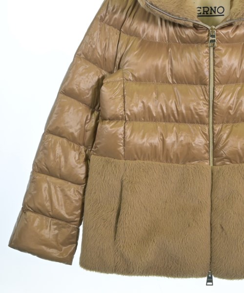 HERNO（ヘルノ）ダウンジャケット/ダウンベスト 茶 サイズ:40(M位) レディース/2200618538010