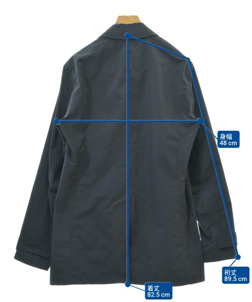 HERNO（ヘルノ）ステンカラーコート 紺 サイズ:48(L位) メンズ/2200618041053