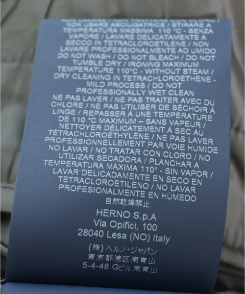 HERNO（ヘルノ）チェスターコート ベージュ サイズ:48(L位) メンズ/2200609545096