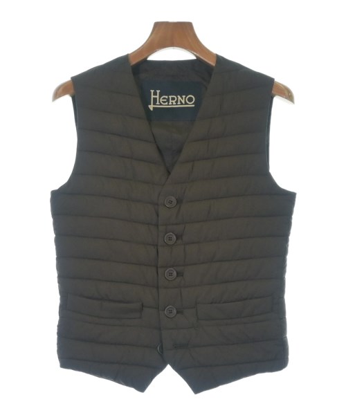 HERNO(ヘルノ)ダウンジャケット/ダウンベスト 茶 サイズ:42(XS位)/2200670316045