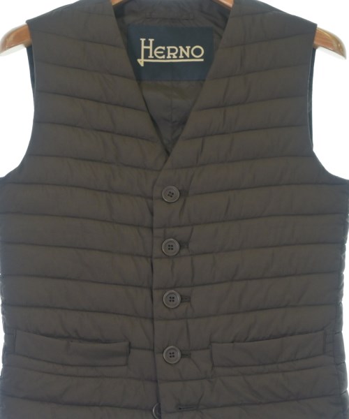 HERNO（ヘルノ）ダウンジャケット/ダウンベスト 茶 サイズ:42(XS位) メンズ/2200670316045