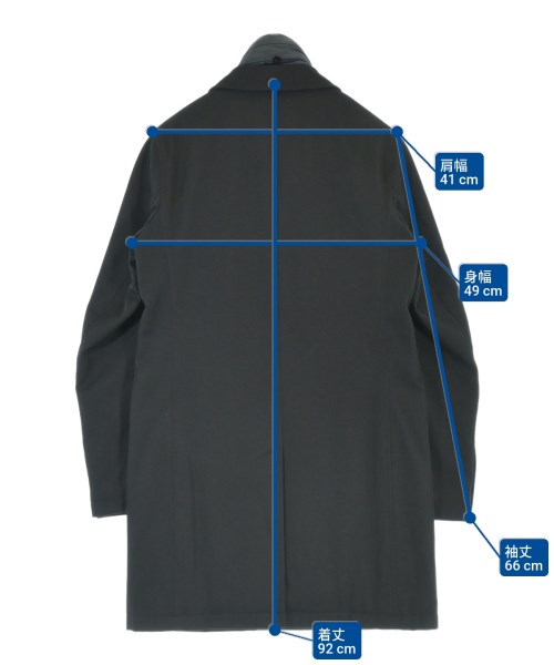 HERNO（ヘルノ）チェスターコート 黒 サイズ:44(S位) メンズ/2200674207011