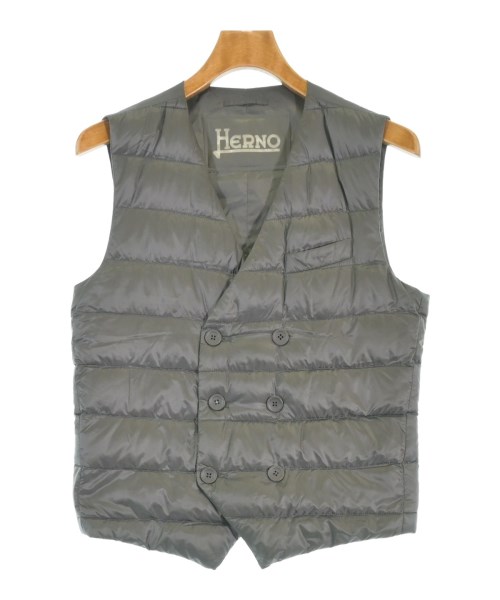 HERNO(ヘルノ)ダウンジャケット/ダウンベスト グレー サイズ:44(S位)/2200671276010