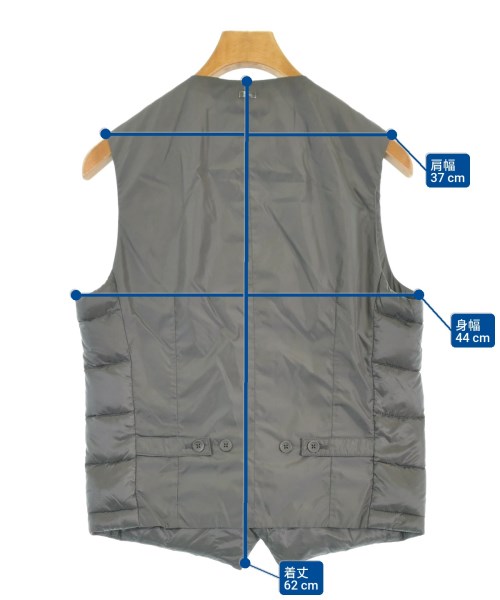 HERNO（ヘルノ）ダウンジャケット/ダウンベスト グレー サイズ:44(S位) メンズ/2200671276010