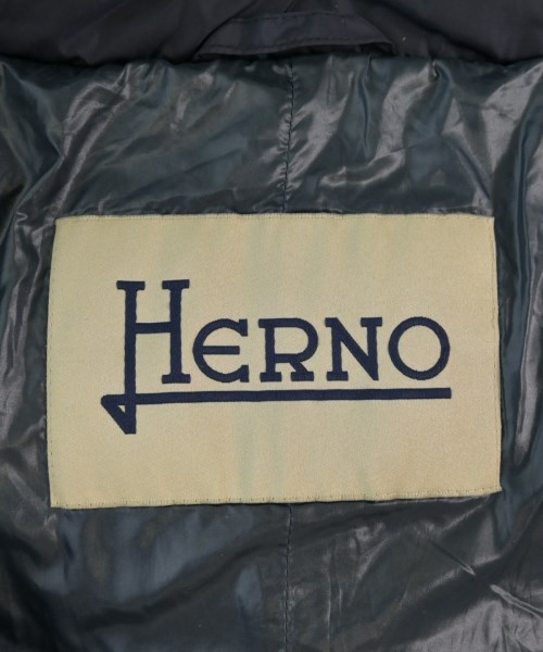 HERNO（ヘルノ）ダウンコート 紺 サイズ:38(S位) レディース/2200671850012