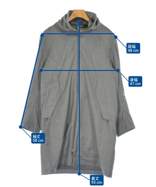 HERNO（ヘルノ）ダウンコート グレー サイズ:50(XL位) メンズ/2200668236010