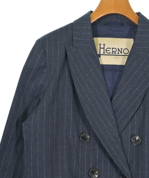 HERNO（ヘルノ）テーラードジャケット 紺 サイズ:44(L位) レディース/2200675265089