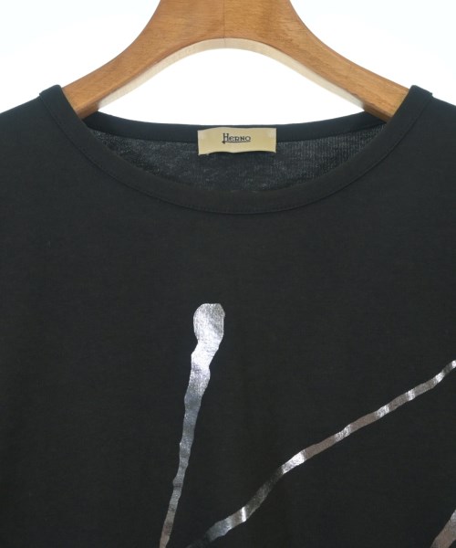 HERNO（ヘルノ）Tシャツ・カットソー 黒 サイズ:40(M位) レディース/2200699121057