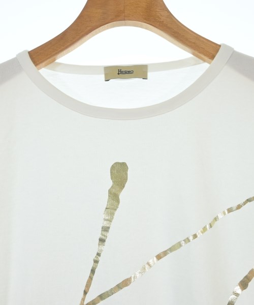 HERNO（ヘルノ）Tシャツ・カットソー 白 サイズ:40(M位) レディース/2200699121064