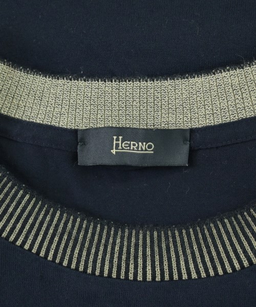 HERNO（ヘルノ）Tシャツ・カットソー 紺 サイズ:52(XL位) メンズ/2200699648097