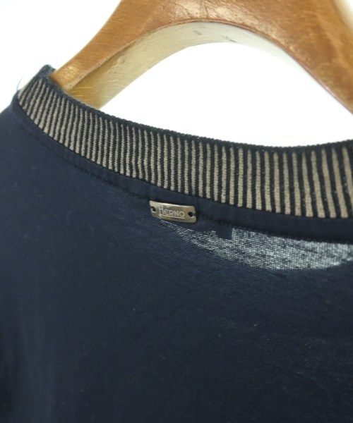 HERNO（ヘルノ）Tシャツ・カットソー 紺 サイズ:52(XL位) メンズ/2200699648097