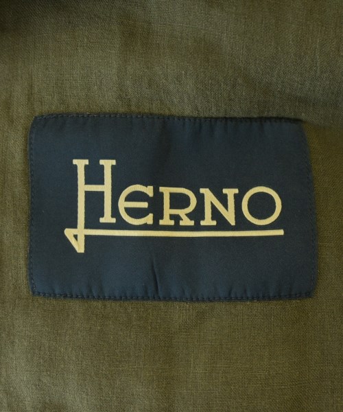 HERNO（ヘルノ）カジュアルシャツ カーキ サイズ:46(M位) メンズ/2200698823112