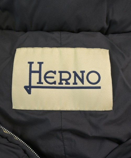 HERNO（ヘルノ）ダウンコート 紺 サイズ:38(S位) レディース/2200700749072