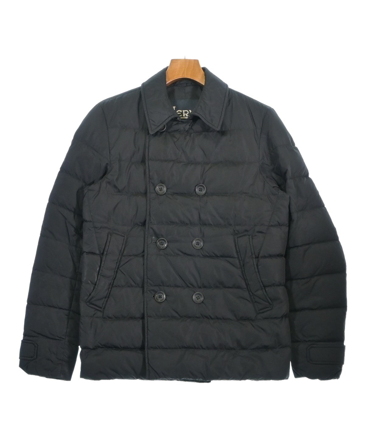 HERNO（ヘルノ）ダウンジャケット/ダウンベスト 黒 サイズ:46(M位