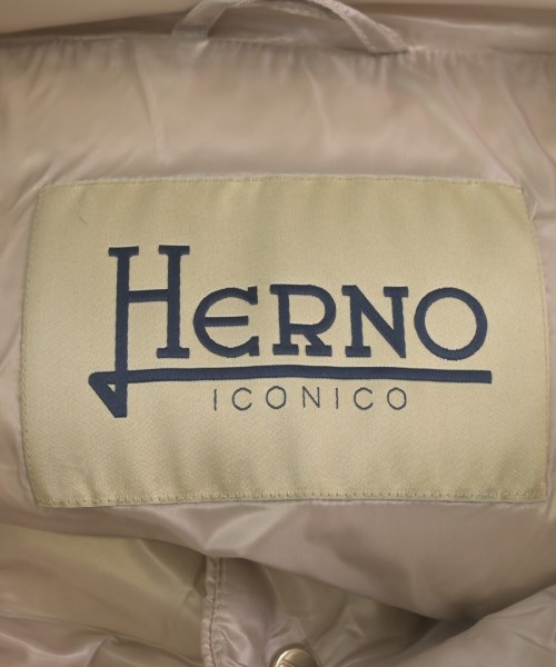 HERNO（ヘルノ）ダウンジャケット/ダウンベスト ベージュ サイズ:42(M位) レディース/2200653561042