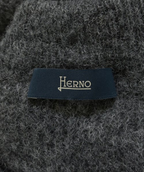 HERNO（ヘルノ）ニット・セーター グレー サイズ:50(XL位) メンズ/2200661869116