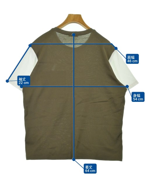 HERNO（ヘルノ）Tシャツ・カットソー カーキ サイズ:48(L位) メンズ/2200711969025