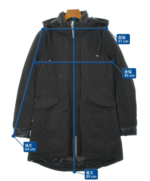 HERNO（ヘルノ）ダウンコート 黒 サイズ:-(XL位) レディース/2200646594019