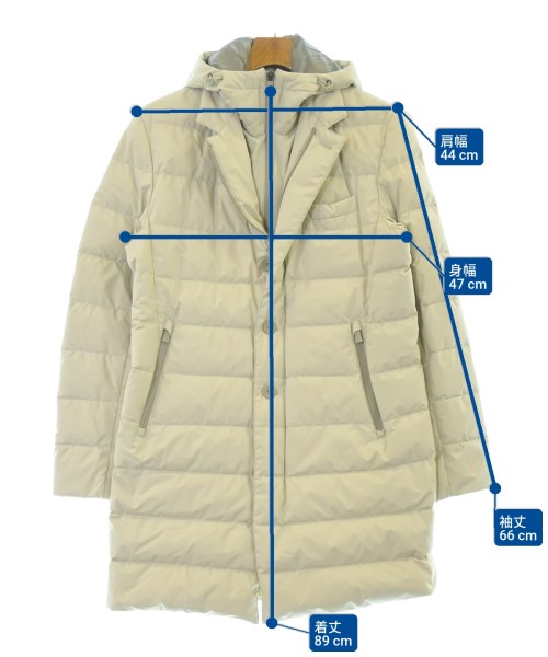 HERNO（ヘルノ）ダウンコート ベージュ サイズ:46(M位) メンズ/2200647258026