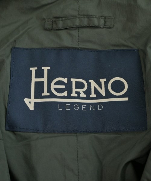 HERNO（ヘルノ）ダウンジャケット/ダウンベスト カーキ サイズ:42(XS位) メンズ/2200637368162