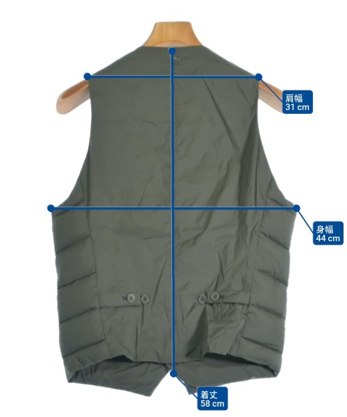 HERNO（ヘルノ）ダウンジャケット/ダウンベスト カーキ サイズ:42(XS位) メンズ/2200637368162