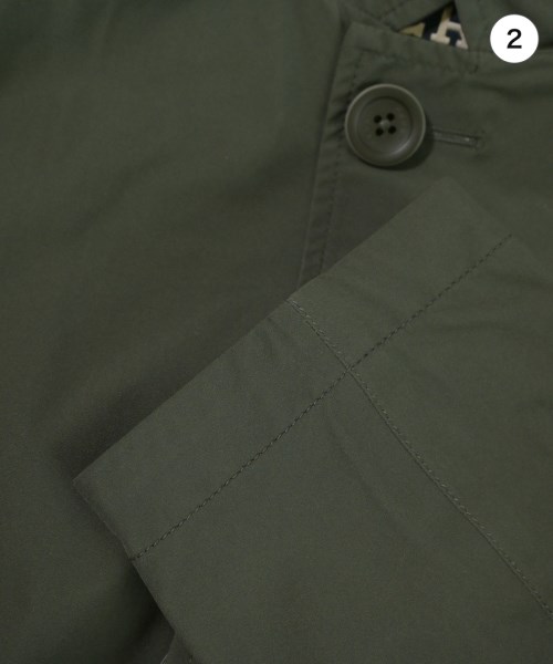 HERNO（ヘルノ）ステンカラーコート カーキ サイズ:46(M位) メンズ/2200647400012