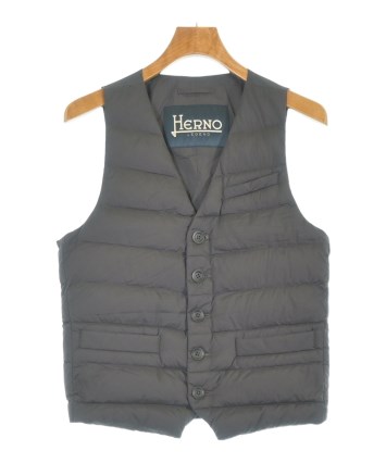HERNO（ヘルノ）ダウンジャケット/ダウンベスト 茶 サイズ:44(S位