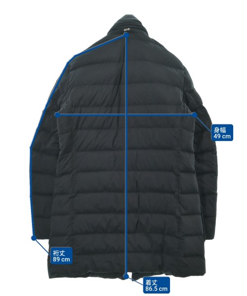 HERNO（ヘルノ）ダウンコート 黒 サイズ:46(M位) メンズ/2200648867258