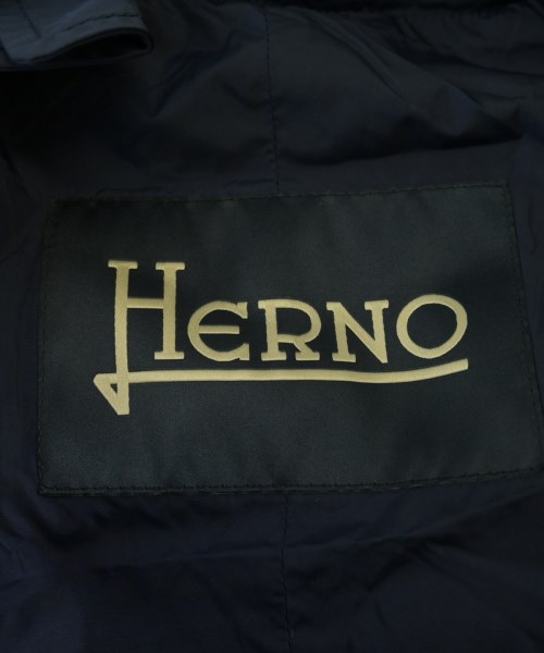 HERNO（ヘルノ）ステンカラーコート 紺 サイズ:48(L位) メンズ/2200649517022