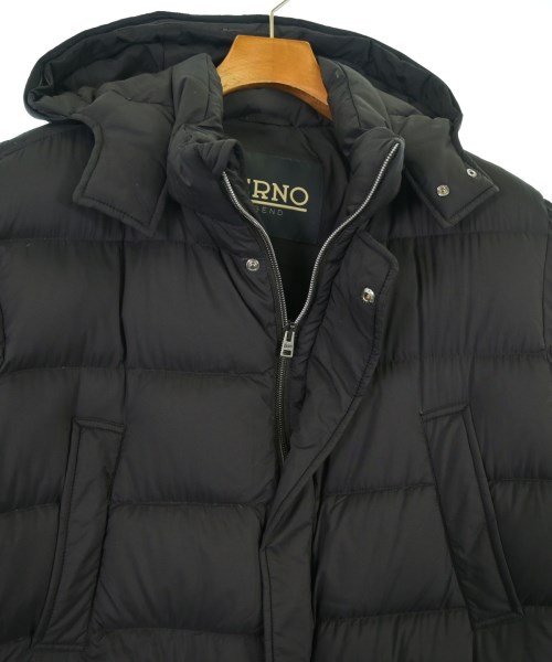 HERNO（ヘルノ）ダウンコート 黒 サイズ:54(XXL位) メンズ/2200650650015