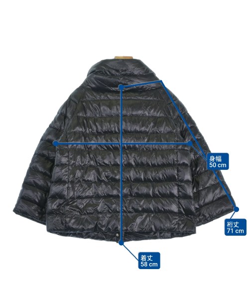 HERNO（ヘルノ）ダウンジャケット/ダウンベスト 黒 サイズ:44(L位) レディース/2200640490164