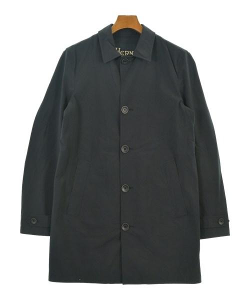 HERNO(ヘルノ)ステンカラーコート 紺 サイズ:46(M位)/2200651242011