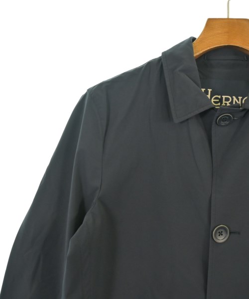 HERNO（ヘルノ）ステンカラーコート 紺 サイズ:46(M位) メンズ/2200651242011