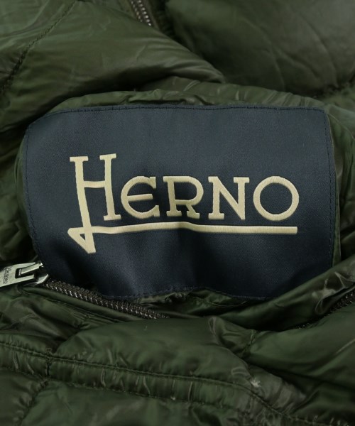 HERNO（ヘルノ）ダウンジャケット/ダウンベスト カーキ サイズ:48(L位) メンズ/2200652060034