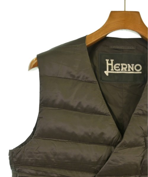 HERNO（ヘルノ）ダウンジャケット/ダウンベスト 茶 サイズ:46(M位) メンズ/2200652117073