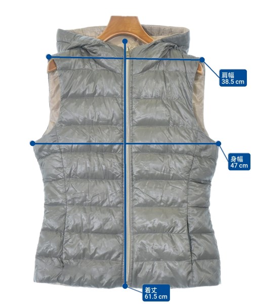 HERNO（ヘルノ）ダウンジャケット/ダウンベスト カーキ サイズ:44(L位) レディース/2200652444032