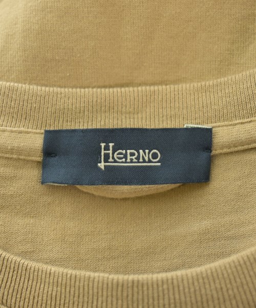 HERNO（ヘルノ）Tシャツ・カットソー ベージュ サイズ:50(XL位) メンズ/2200645512069