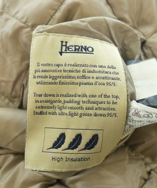 HERNO（ヘルノ）ダウンコート ベージュ サイズ:F レディース/2200653860022