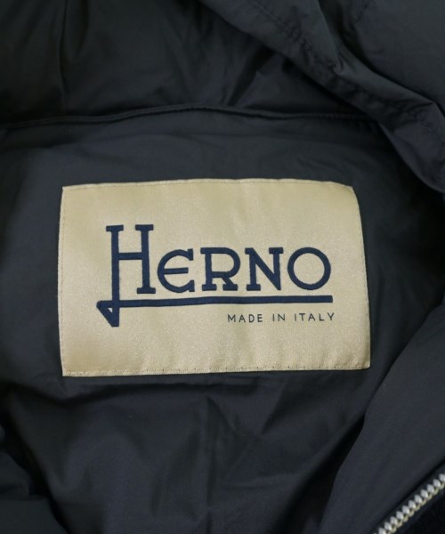 HERNO（ヘルノ）ダウンコート 紺 サイズ:40(M位) レディース/2200703496010