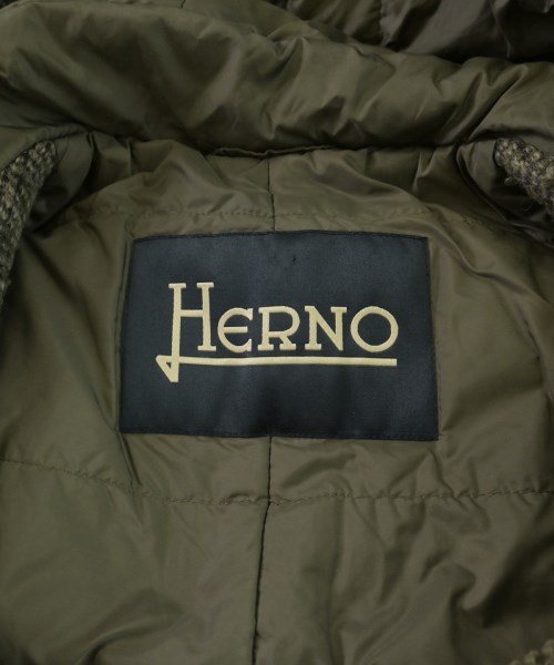 HERNO（ヘルノ）ダウンコート カーキ サイズ:44(S位) メンズ/2200706204018