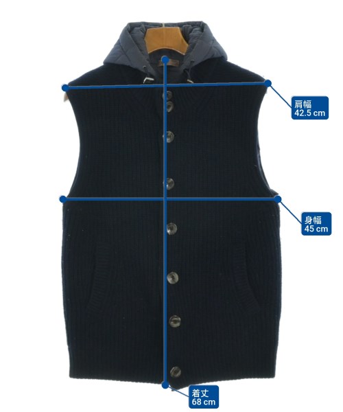 HERNO（ヘルノ）ニット・セーター 紺 サイズ:48(L位) メンズ/2200659938336