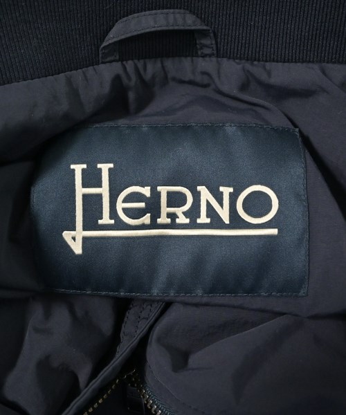 HERNO（ヘルノ）ミリタリーブルゾン 紺 サイズ:50(XL位) メンズ/2200671925024