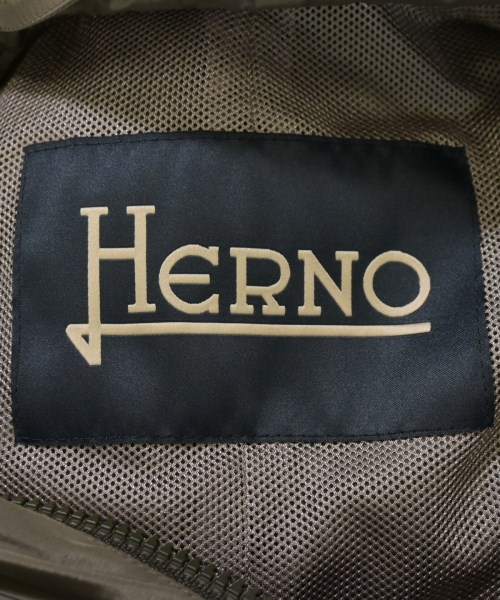 HERNO（ヘルノ）ミリタリーブルゾン カーキ サイズ:48(L位) メンズ/2200729775052