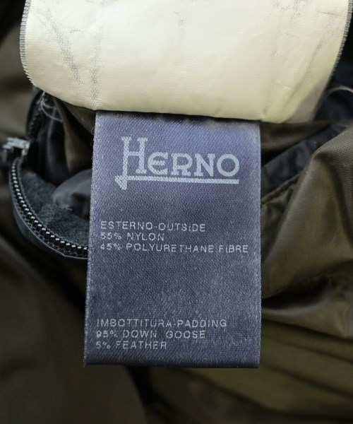 HERNO（ヘルノ）ダウンジャケット/ダウンベスト 茶 サイズ:50(XL位) メンズ/2200730067078