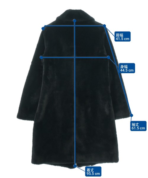 HERNO（ヘルノ）チェスターコート 黒 サイズ:38(M位) レディース/2200724900046