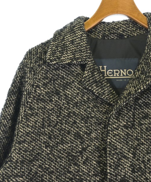 HERNO（ヘルノ）ステンカラーコート 黒 サイズ:48(L位) メンズ/2200731306039