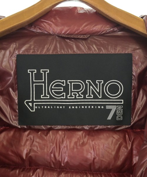 HERNO（ヘルノ）ダウンジャケット/ダウンベスト 赤 サイズ:46(M位) メンズ/2200721040042