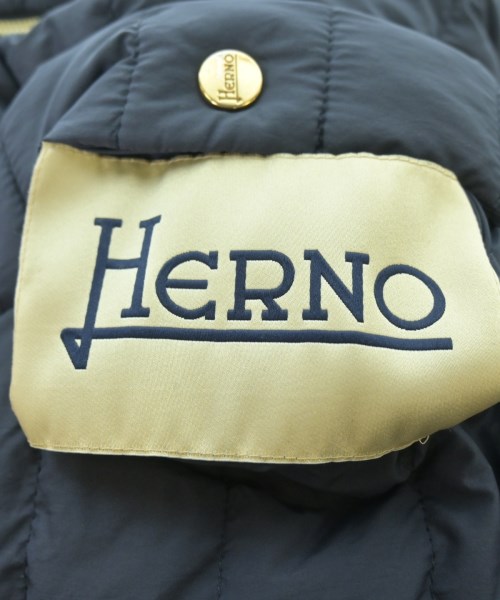 HERNO（ヘルノ）ダウンコート 紺 サイズ:40(M位) レディース/2200718001049